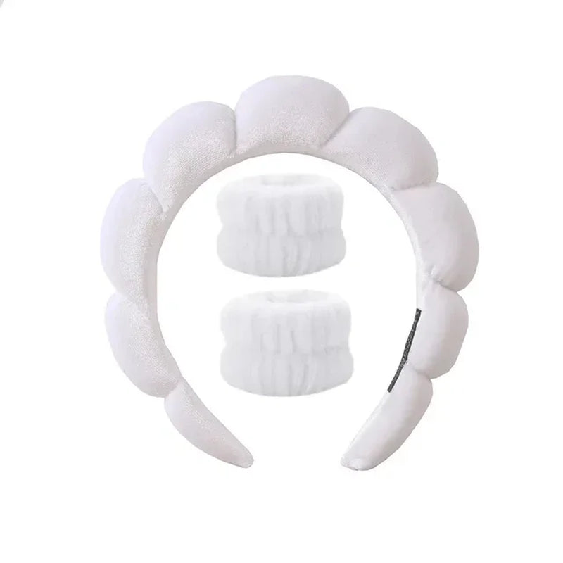 Makeup Headband Puffy Sponge Spa Head Bands